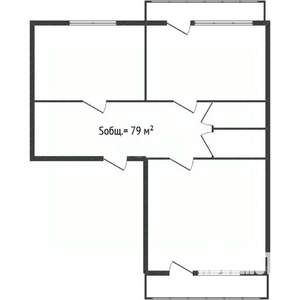 2-к квартира, вторичка, 79м2, 14/15 этаж