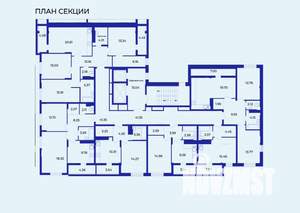 2-к квартира, строящийся дом, 61м2, 15/15 этаж