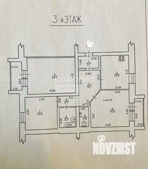 3-к квартира, вторичка, 99м2, 3/5 этаж