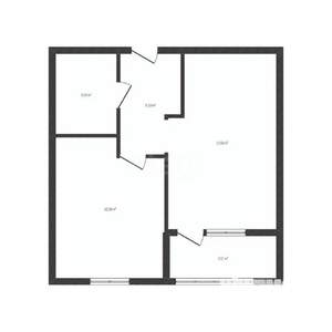 1-к квартира, сданный дом, 40м2, 6/9 этаж