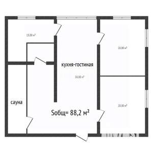 3-к квартира, вторичка, 88м2, 3/5 этаж