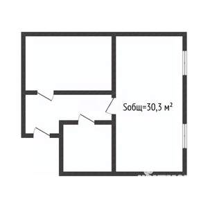 1-к квартира, вторичка, 30м2, 3/3 этаж