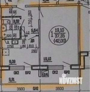 1-к квартира, вторичка, 42м2, 10/10 этаж
