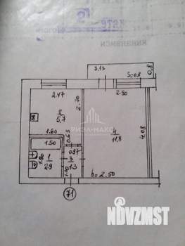 1-к квартира, вторичка, 21м2, -2/5 этаж
