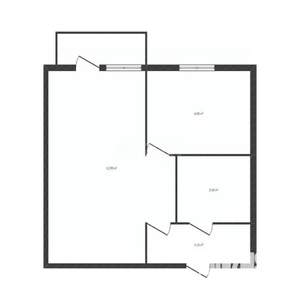 1-к квартира, вторичка, 31м2, 2/4 этаж