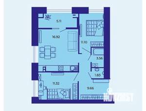 3-к квартира, вторичка, 60м2, 4/9 этаж