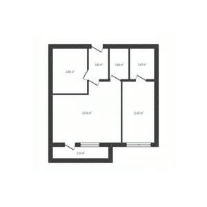 1-к квартира, вторичка, 45м2, 13/17 этаж