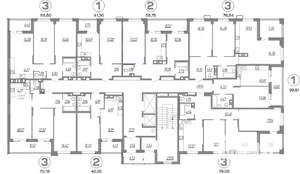 3-к квартира, вторичка, 77м2, 13/17 этаж
