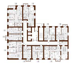 3-к квартира, строящийся дом, 95м2, 14/14 этаж