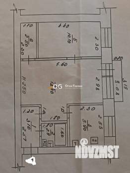 2-к квартира, вторичка, 44м2, 2/5 этаж