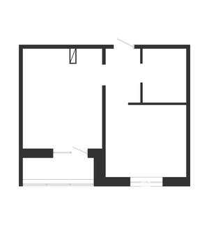 1-к квартира, вторичка, 35м2, 1/10 этаж
