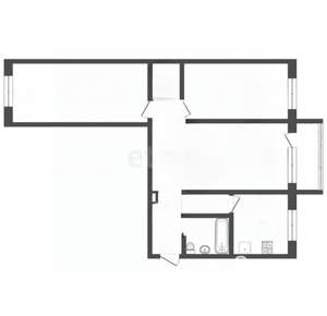 3-к квартира, вторичка, 56м2, 3/5 этаж