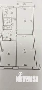 3-к квартира, вторичка, 63м2, 3/5 этаж