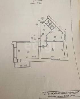 2-к квартира, вторичка, 68м2, 5/10 этаж