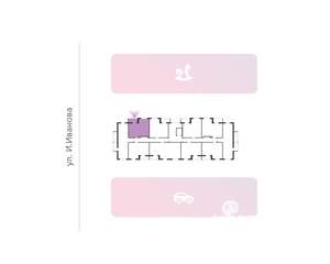 1-к квартира, вторичка, 40м2, 6/10 этаж