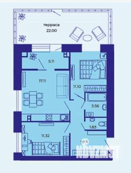 3-к квартира, вторичка, 82м2, 1/9 этаж