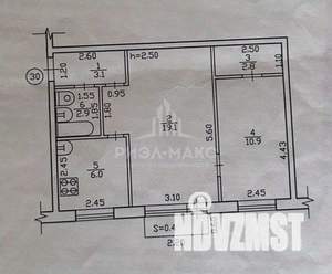 2-к квартира, вторичка, 45м2, 3/5 этаж