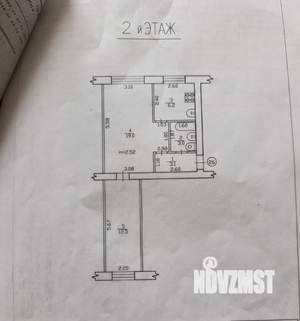 2-к квартира, вторичка, 50м2, 2/5 этаж