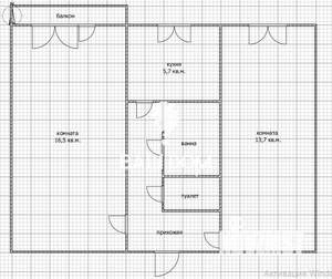 2-к квартира, вторичка, 44м2, 4/5 этаж