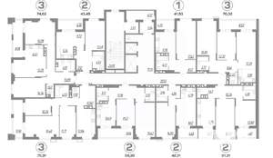3-к квартира, вторичка, 75м2, 4/17 этаж