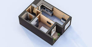 2-к квартира, вторичка, 44м2, 9/16 этаж