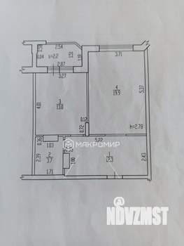 1-к квартира, вторичка, 48м2, 9/15 этаж