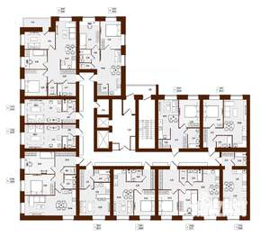 1-к квартира, строящийся дом, 39м2, 2/14 этаж