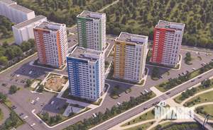 1-к квартира, строящийся дом, 33м2, 12/16 этаж