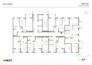 1-к квартира, вторичка, 40м2, 7/14 этаж