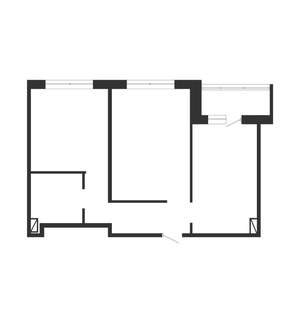 2-к квартира, вторичка, 58м2, 7/10 этаж