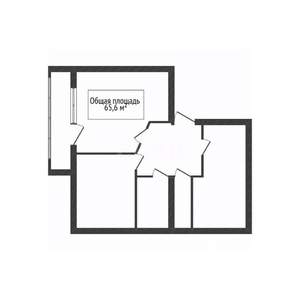 2-к квартира, вторичка, 66м2, 16/17 этаж