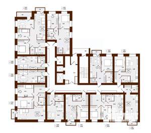 2-к квартира, строящийся дом, 55м2, 9/14 этаж