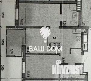 2-к квартира, вторичка, 59м2, 13/16 этаж