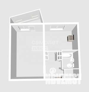 1-к квартира, вторичка, 37м2, 5/9 этаж