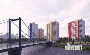 2-к квартира, строящийся дом, 40м2, 13/16 этаж