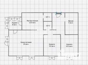 3-к квартира, вторичка, 85м2, 6/14 этаж