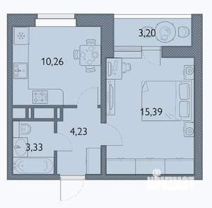 1-к квартира, вторичка, 34м2, 2/16 этаж