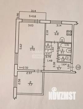 2-к квартира, вторичка, 42м2, 4/5 этаж