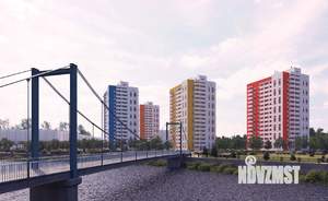 2-к квартира, строящийся дом, 64м2, 2/16 этаж