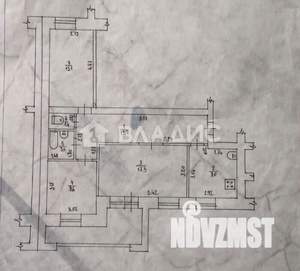 3-к квартира, вторичка, 67м2, 4/9 этаж