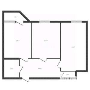 2-к квартира, вторичка, 64м2, 6/11 этаж