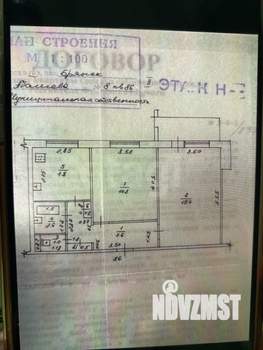 2-к квартира, вторичка, 54м2, 2/10 этаж