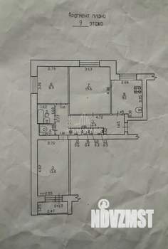 3-к квартира, вторичка, 61м2, 9/9 этаж