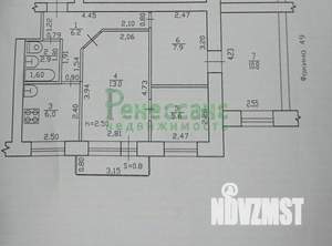 3-к квартира, вторичка, 53м2, 4/5 этаж