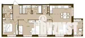 3-к квартира, вторичка, 85м2, 5/16 этаж