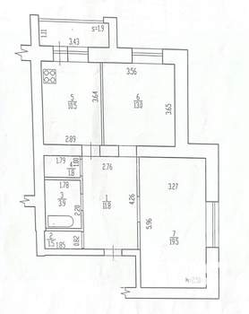 2-к квартира, вторичка, 62м2, 9/9 этаж