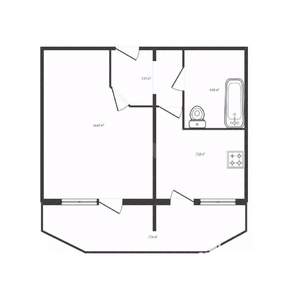 1-к квартира, вторичка, 33м2, 8/10 этаж