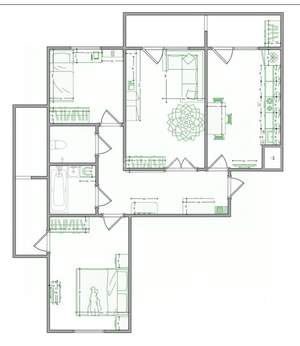 3-к квартира, вторичка, 94м2, 9/10 этаж