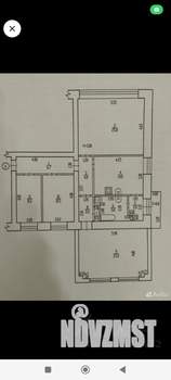 3-к квартира, вторичка, 104м2, 2/2 этаж