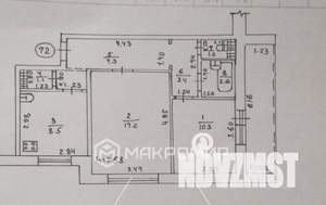 2-к квартира, вторичка, 51м2, 8/10 этаж
